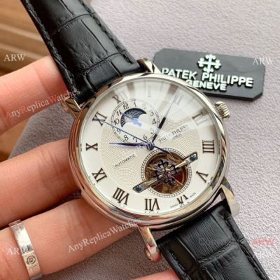 Patek Philippe Grand Complications Men SS White Dial Watch - New Copy